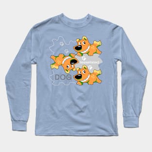 Dog Tessellated Long Sleeve T-Shirt